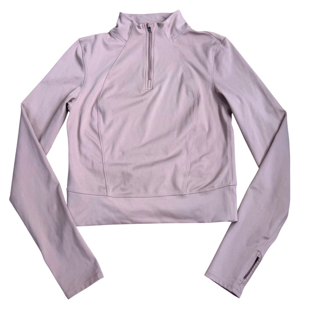 Yogalicious Mauve Lux Crosstrain Half Zip Jacket Womens M OutdoorGorpcore Casual